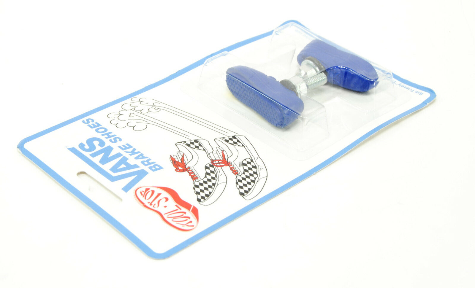 Kool Stop Bicycle Bike Vans BMX THREADED brake pads NAVY BLUE (PAIR) MADE IN USA - Fresh Stock Dated February 2026