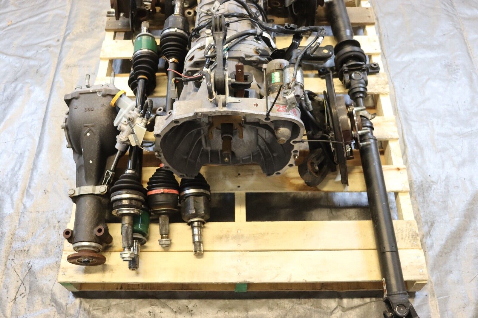 2016 SUBARU WRX STI SEDAN EJ257 OEM 6SPD MANUAL TRANSMISSION SWAP KIT 83K #2508 - Fresh Stock Dated February 2026