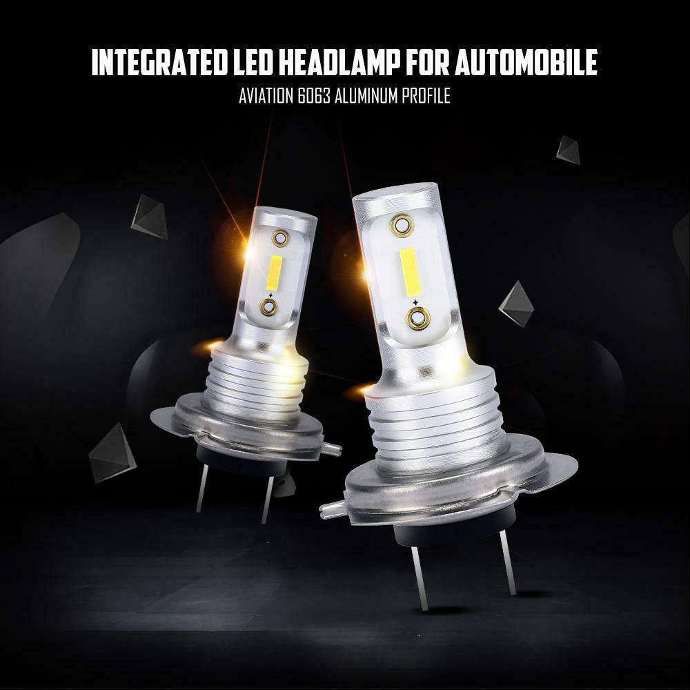 White H7 LED Headlight Bulbs For Yamaha YZF R6 2003-2013 2014 YZF R6S 2006-2009 - Fresh Stock Dated February 2026