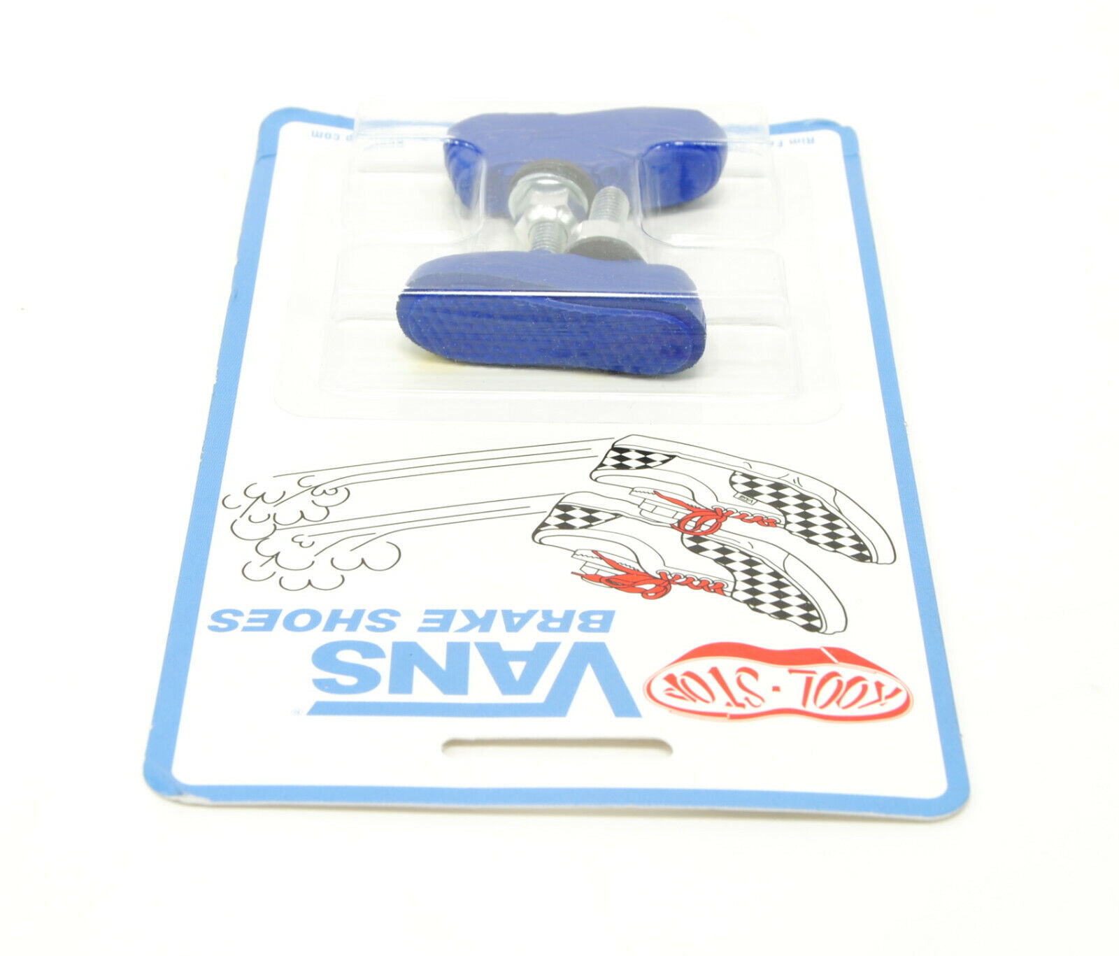 Kool Stop Bicycle Bike Vans BMX THREADED brake pads NAVY BLUE (PAIR) MADE IN USA - Fresh Stock Dated February 2026