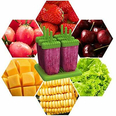 Ozera Popsicle Molds Set of 6 Reusable Ice Pop Molds Ice Cream Mold Popsicle ... - Fresh Stock Dated February 2026