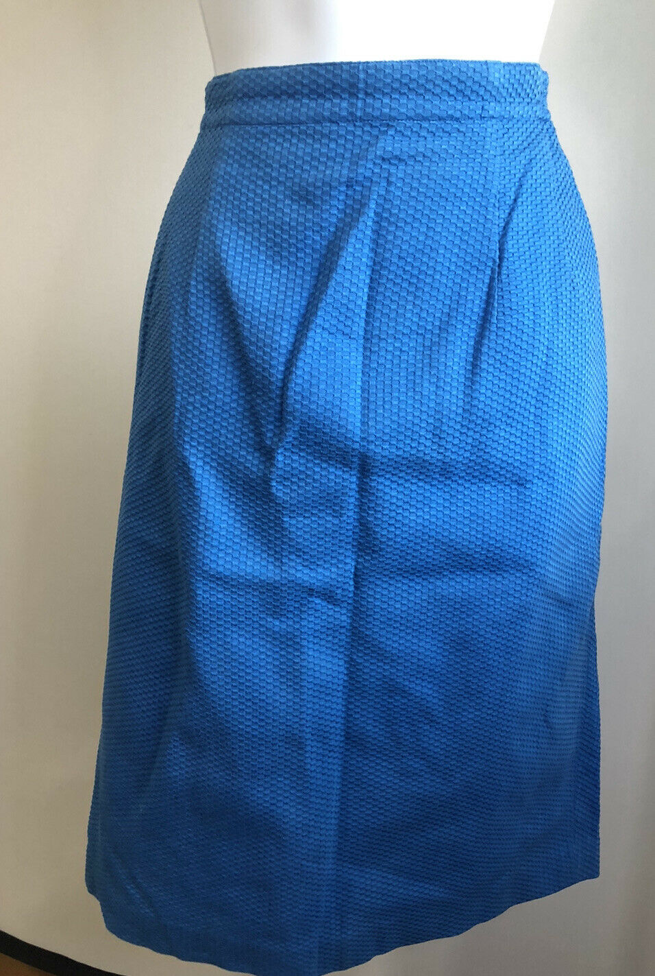 Vintage Anne Crimmins Pencil Skirt Blue Size 14 - Fresh Stock Dated March 2026