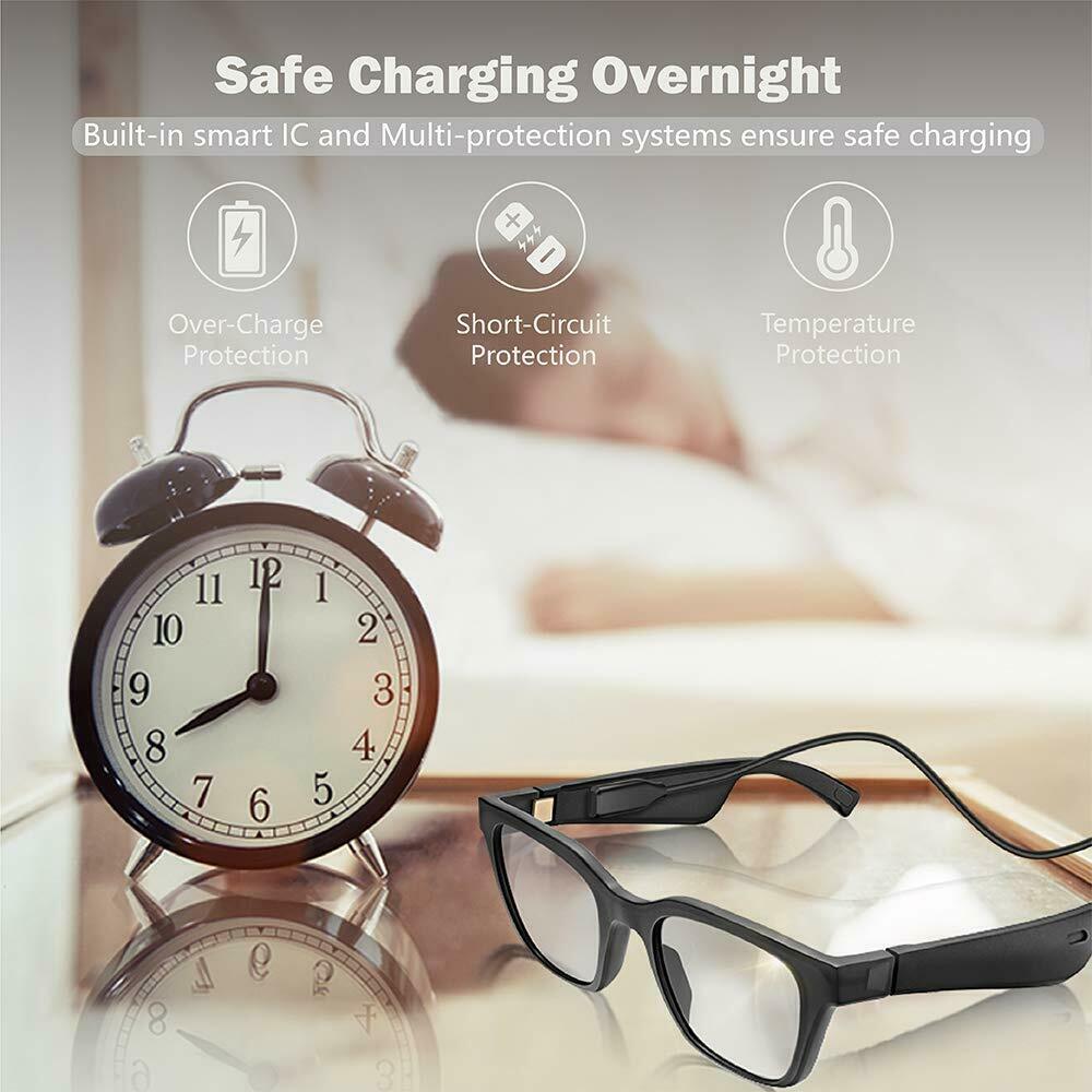 Paquete de 2 cargadores para gafas de sol de audio Frames carga magnético USB - Fresh Stock Dated February 2026