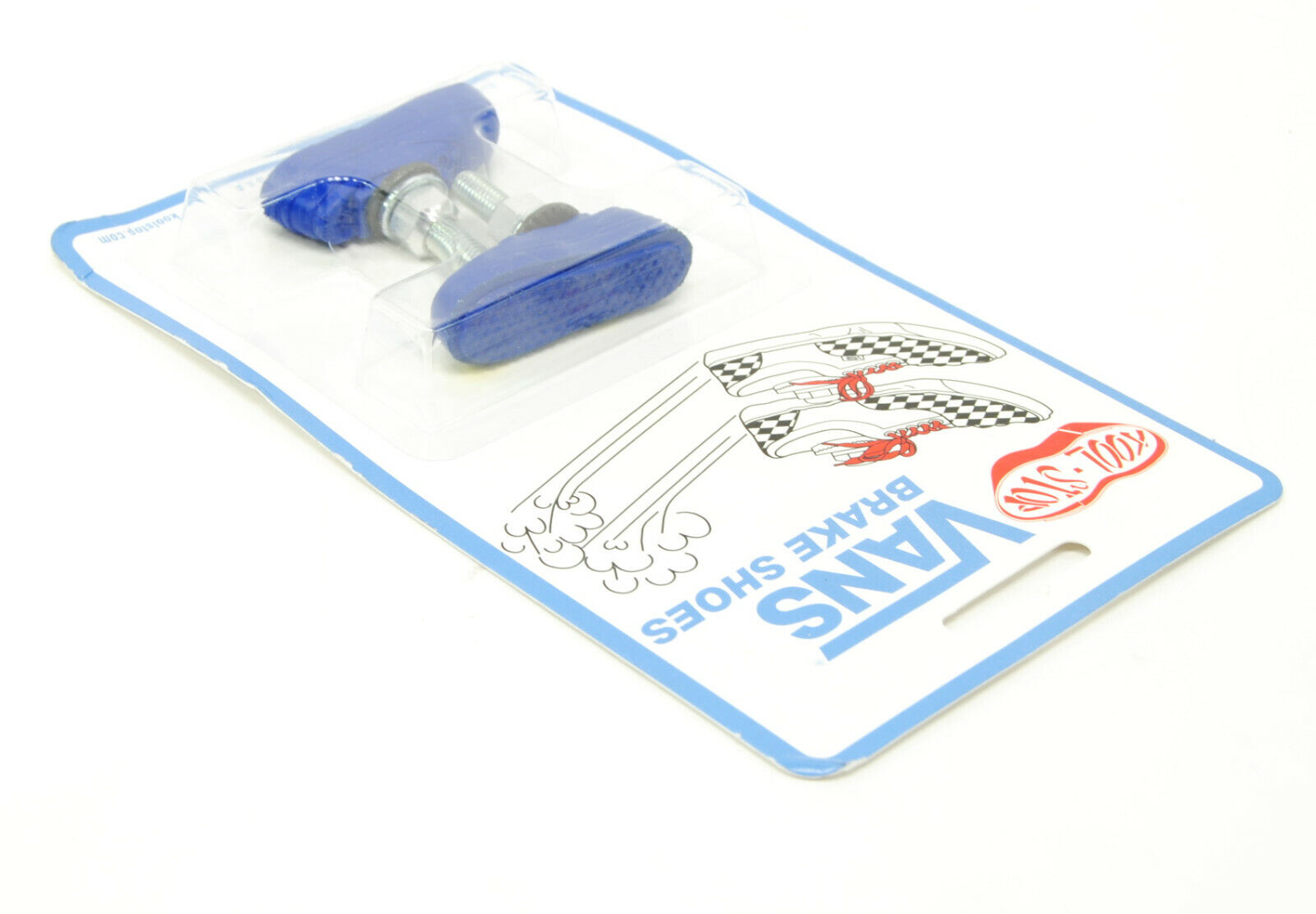 Kool Stop Bicycle Bike Vans BMX THREADED brake pads NAVY BLUE (PAIR) MADE IN USA - Fresh Stock Dated February 2026