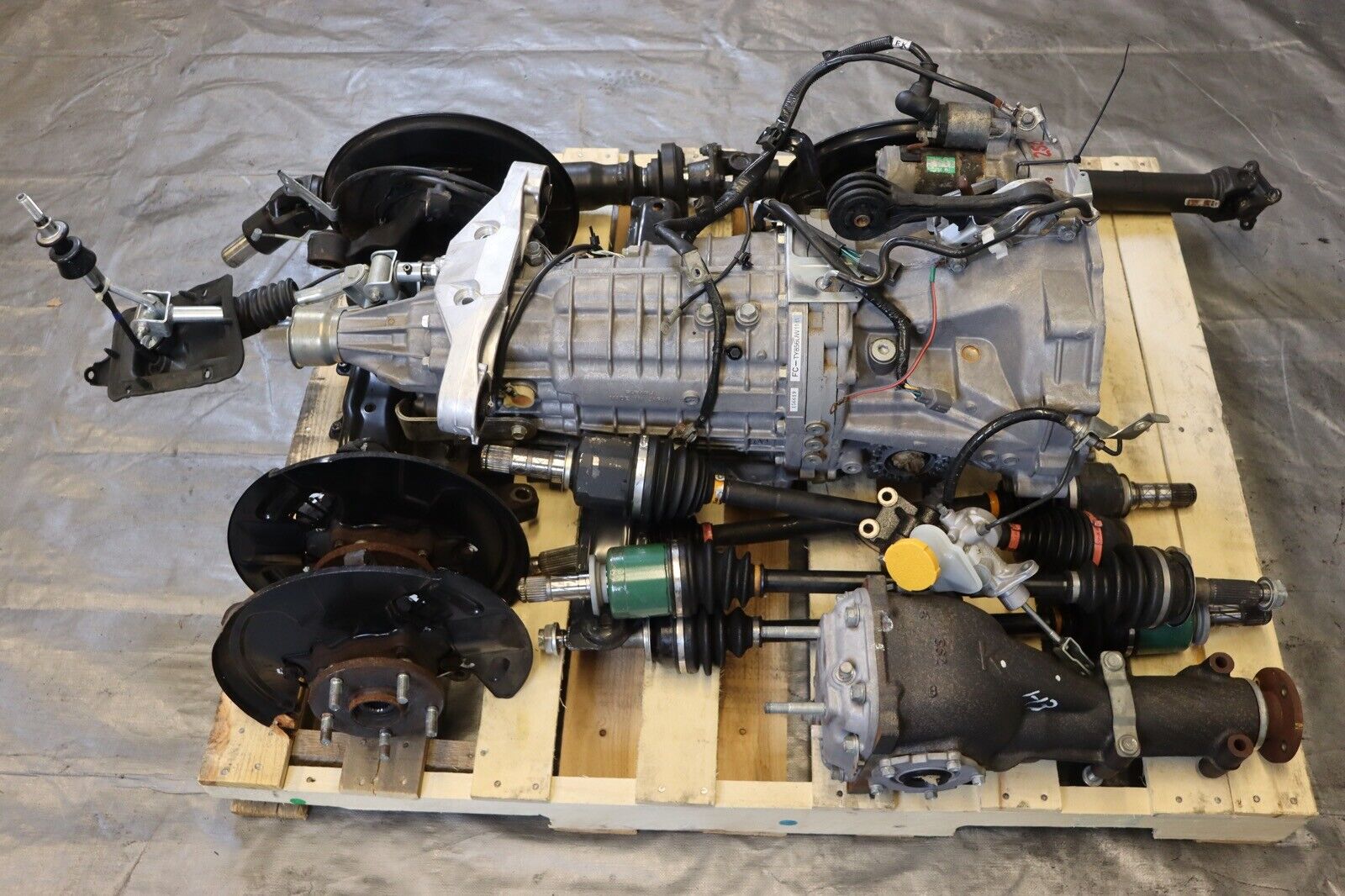 2016 SUBARU WRX STI SEDAN EJ257 OEM 6SPD MANUAL TRANSMISSION SWAP KIT 83K #2508 - Fresh Stock Dated February 2026