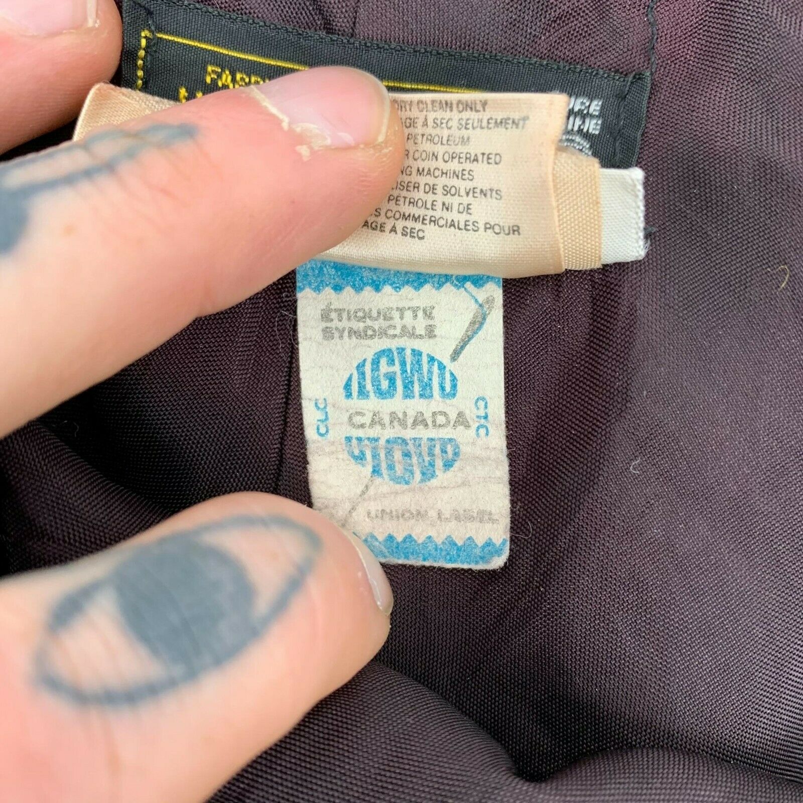 Vintage 70s 80s Wool Secretary Skirt Saint Laurent Sz XS Extra Small Academia - Fresh Stock Dated February 2026