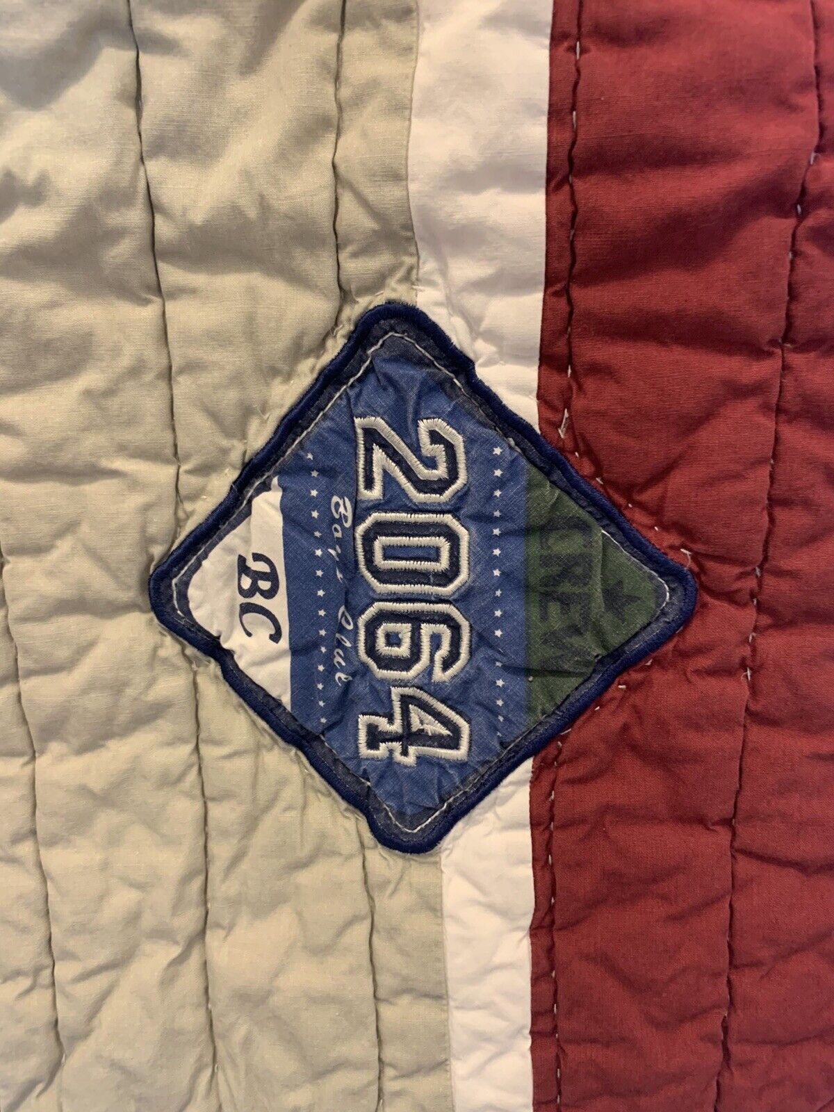 Pottery Barn Kids Green White Kahki Blue Red Quilted Standard Sham 20x26 - Fresh Stock Dated February 2026