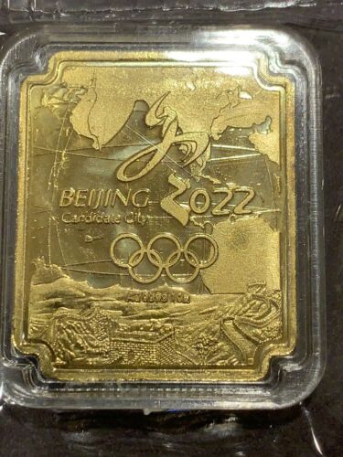China 2022 Olympic Game 24k Gold Plated Medals - Fresh Stock Dated February 2026