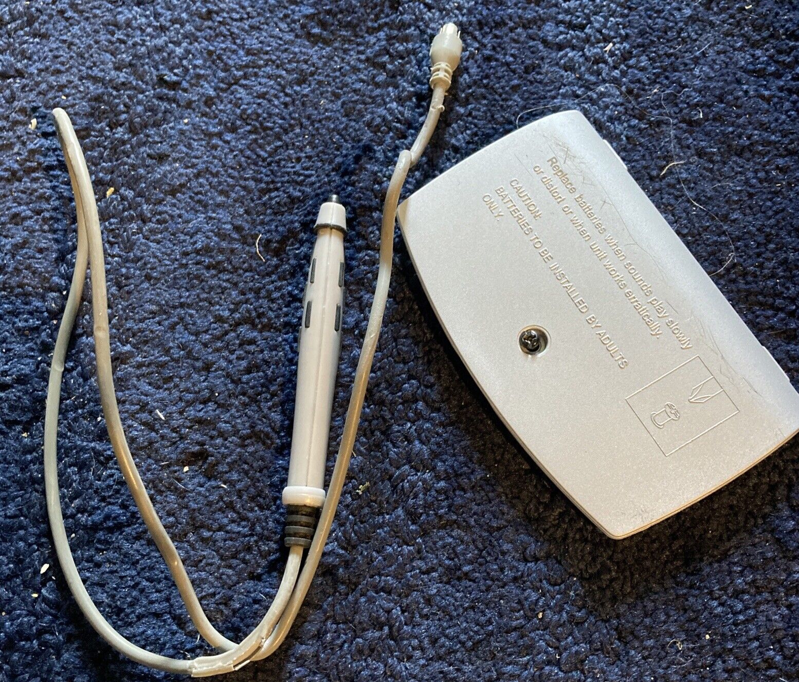 LeapFrog SILVER Stylus/Battery Cover for Quantum Leap Pad ONLY! - Fresh Stock Dated February 2026