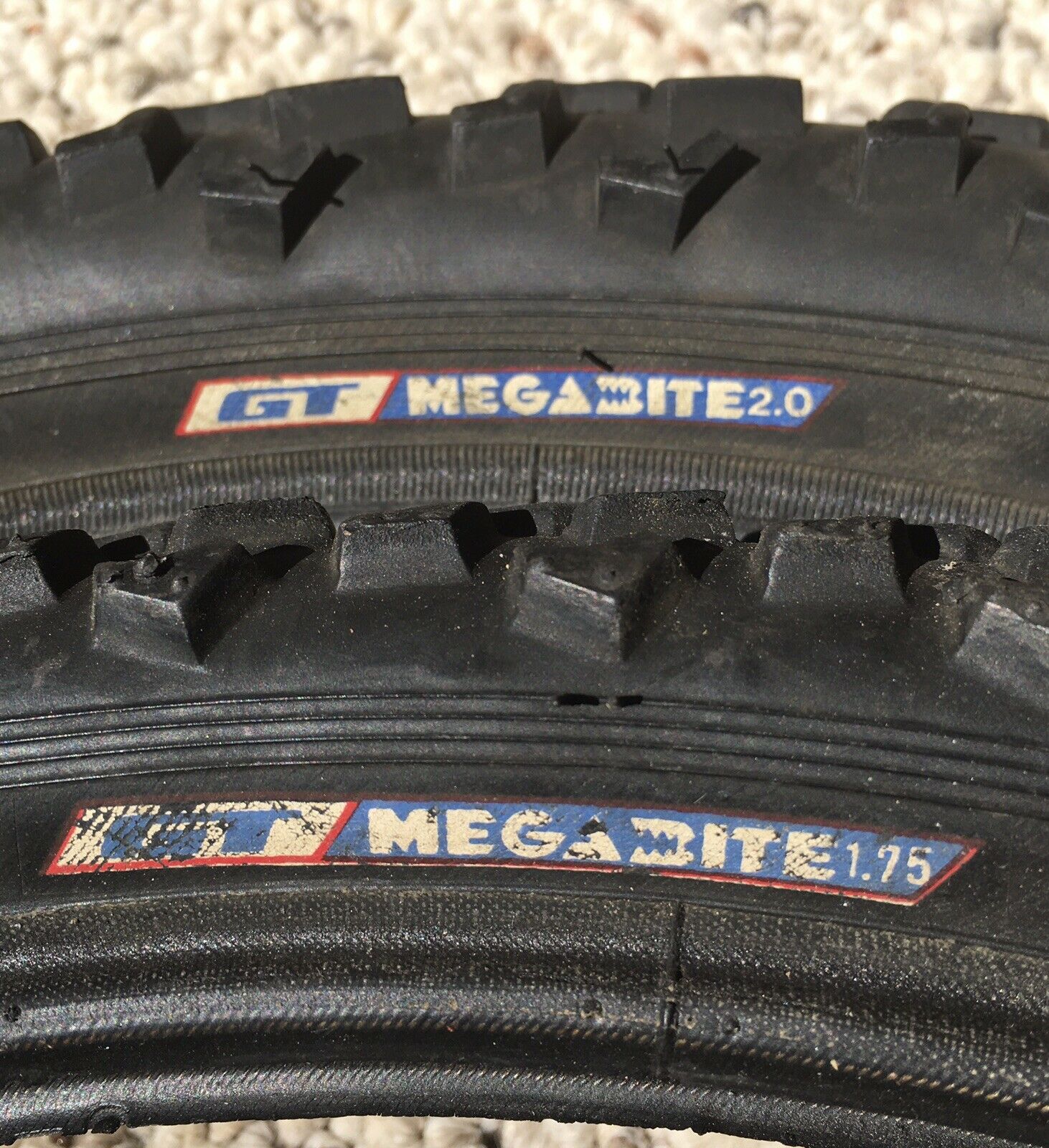 GT Megabite Tires 20 x 1.75 And 20 x 2.0 Used BMX Racing - Fresh Stock Dated December 2025