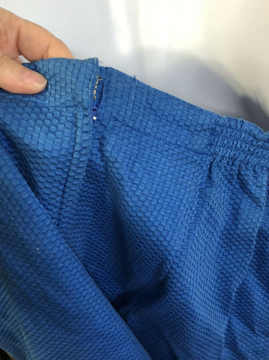 Vintage Anne Crimmins Pencil Skirt Blue Size 14 - Fresh Stock Dated March 2026