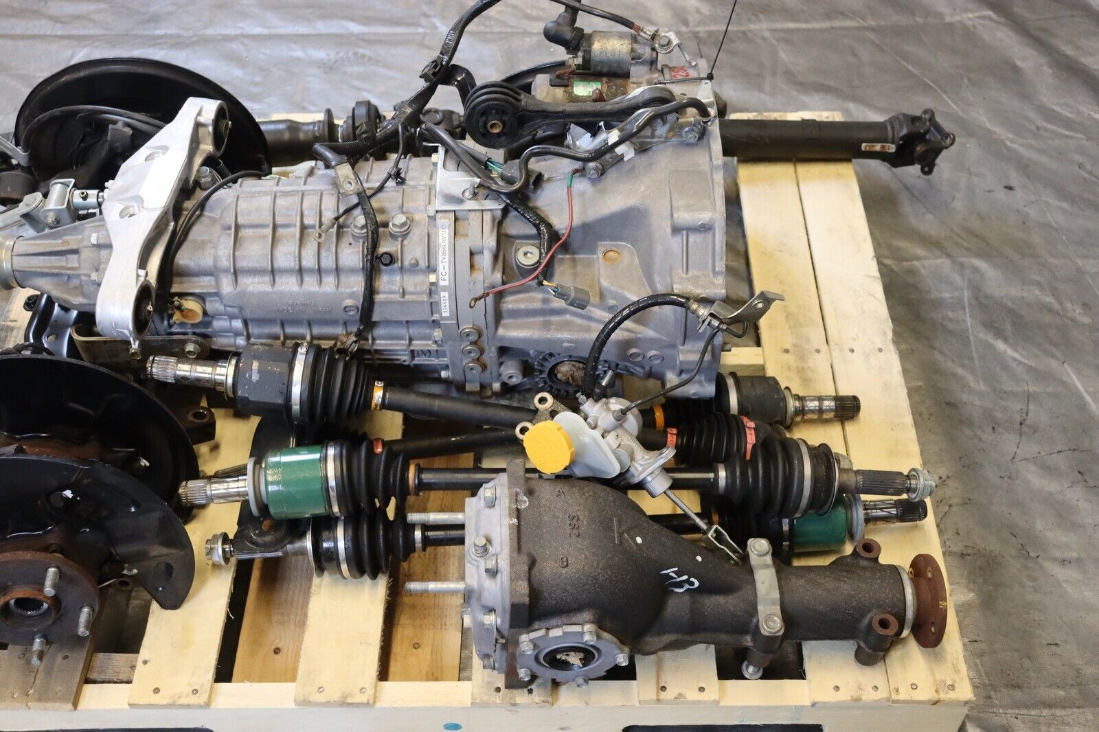 2016 SUBARU WRX STI SEDAN EJ257 OEM 6SPD MANUAL TRANSMISSION SWAP KIT 83K #2508 - Fresh Stock Dated February 2026