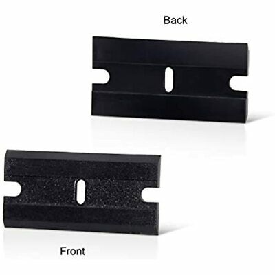 4 Mini Razor Scraper Safety Sticker Remover With 100 Extra 1.5-inch Double-Edged - Fresh Stock Dated December 2025