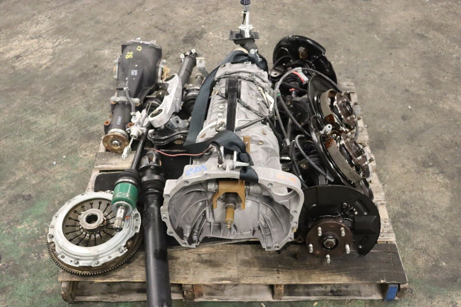 2016 SUBARU WRX STI LIMITED EJ257 OEM 6SPD MANUAL TRANSMISSION SWAP 77K #2503 - Fresh Stock Dated February 2026