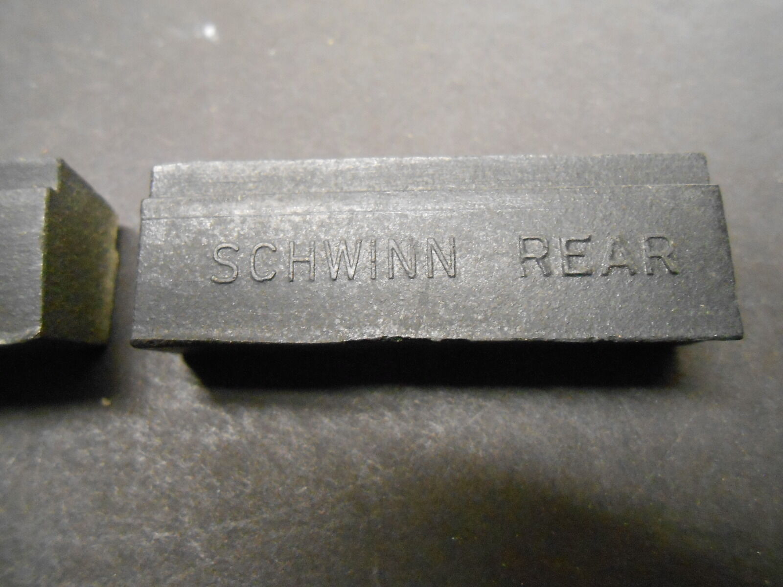 NOS Vintage Schwinn Stamped Marked Rear Brake Pads Middleweight Balloon SC5 - Fresh Stock Dated February 2026