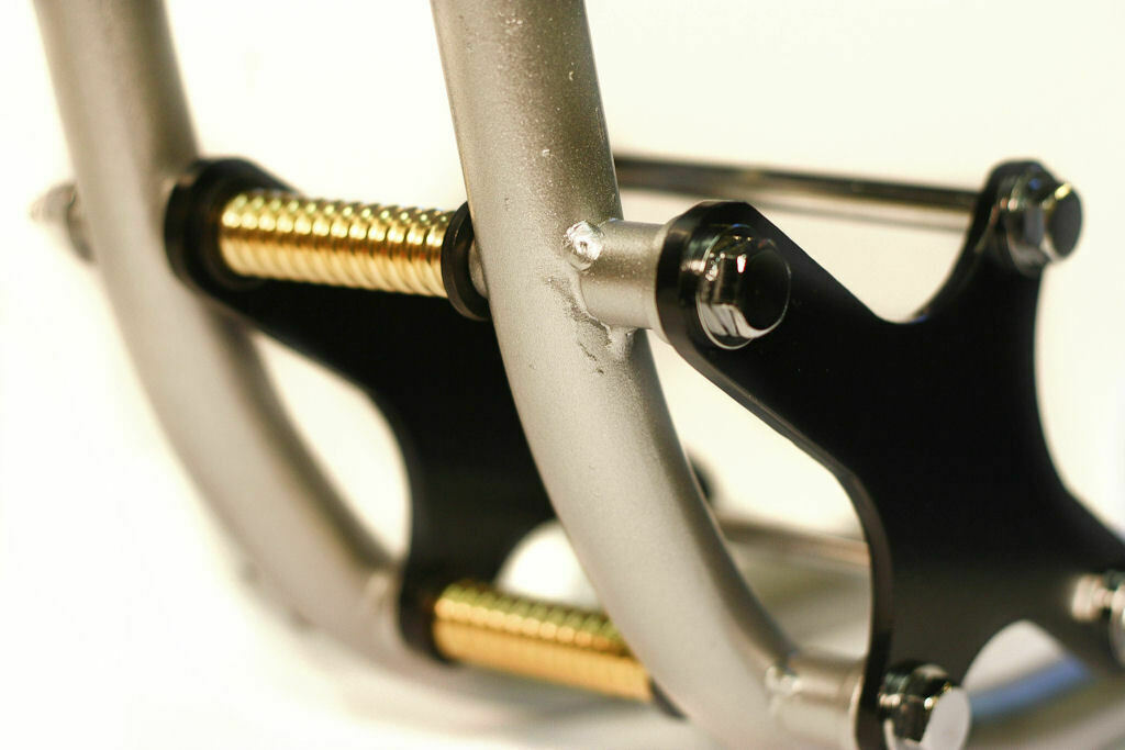 Old-Stf Harley Ironhead sportster front motor engine mount - complete kit brass - Fresh Stock Dated February 2026