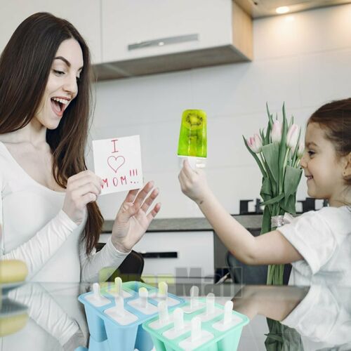 Popsicle Molds 6pc Silicone Ice Pop Molds BPA Free Popsicle Reusable with Funnel - Fresh Stock Dated February 2026