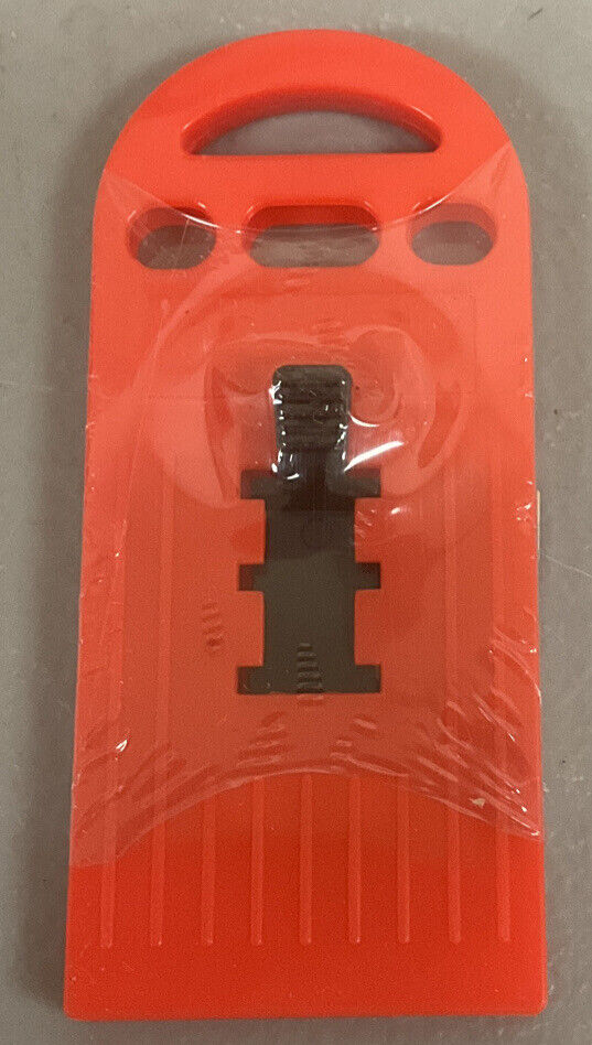 Tool Choice Red Plastic Glass Retractable Razor Scraper Stainless Steel Blade - Fresh Stock Dated February 2026