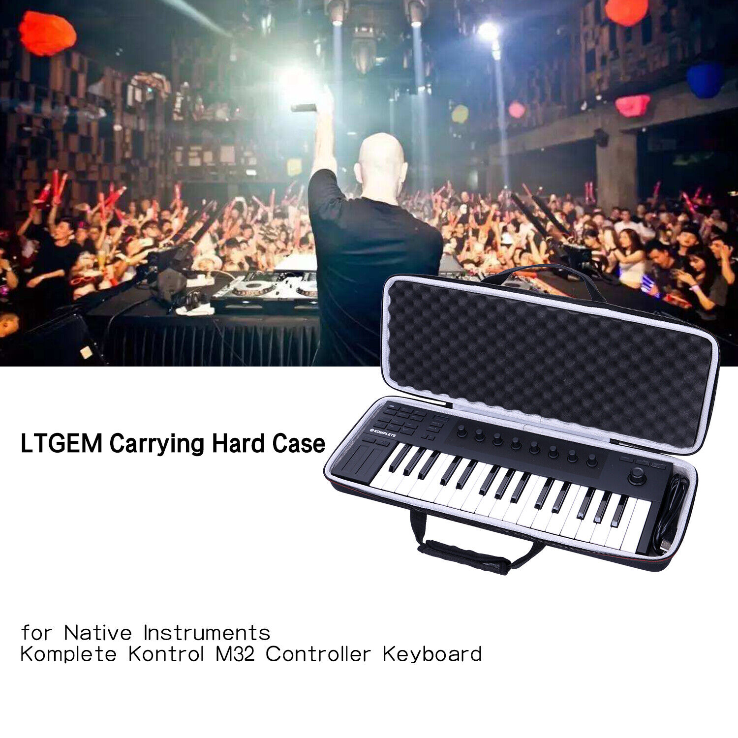 Carrying Case for Native Instruments Komplete Kontrol M32 Controller Keyboard - Fresh Stock Dated February 2026