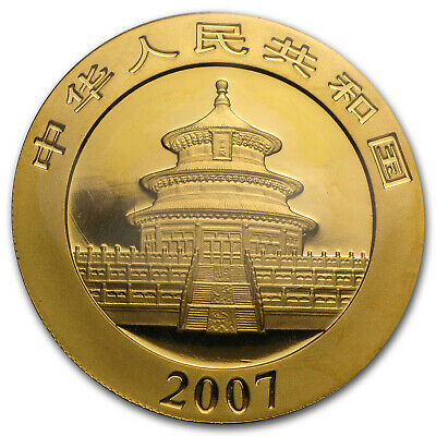 2007 China 1 oz Gold Panda BU (Sealed) - SKU #18506 - Fresh Stock Dated February 2026