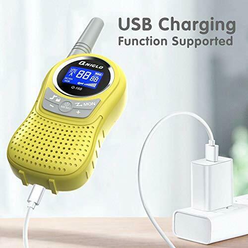 Walkie Talkies for Kids Rechargeable, 4 Pack Kids Walkie PinkGreenBlueYellow - Fresh Stock Dated February 2026