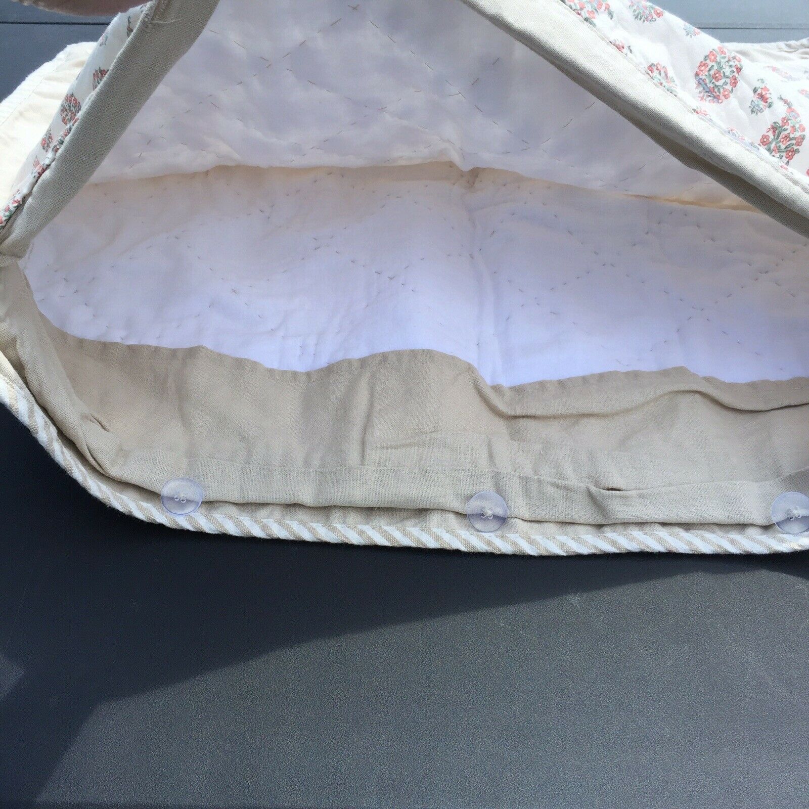 Carolina Patchwork Standard Pillow Sham Pottery Barn Floral Linen Blend - Fresh Stock Dated February 2026