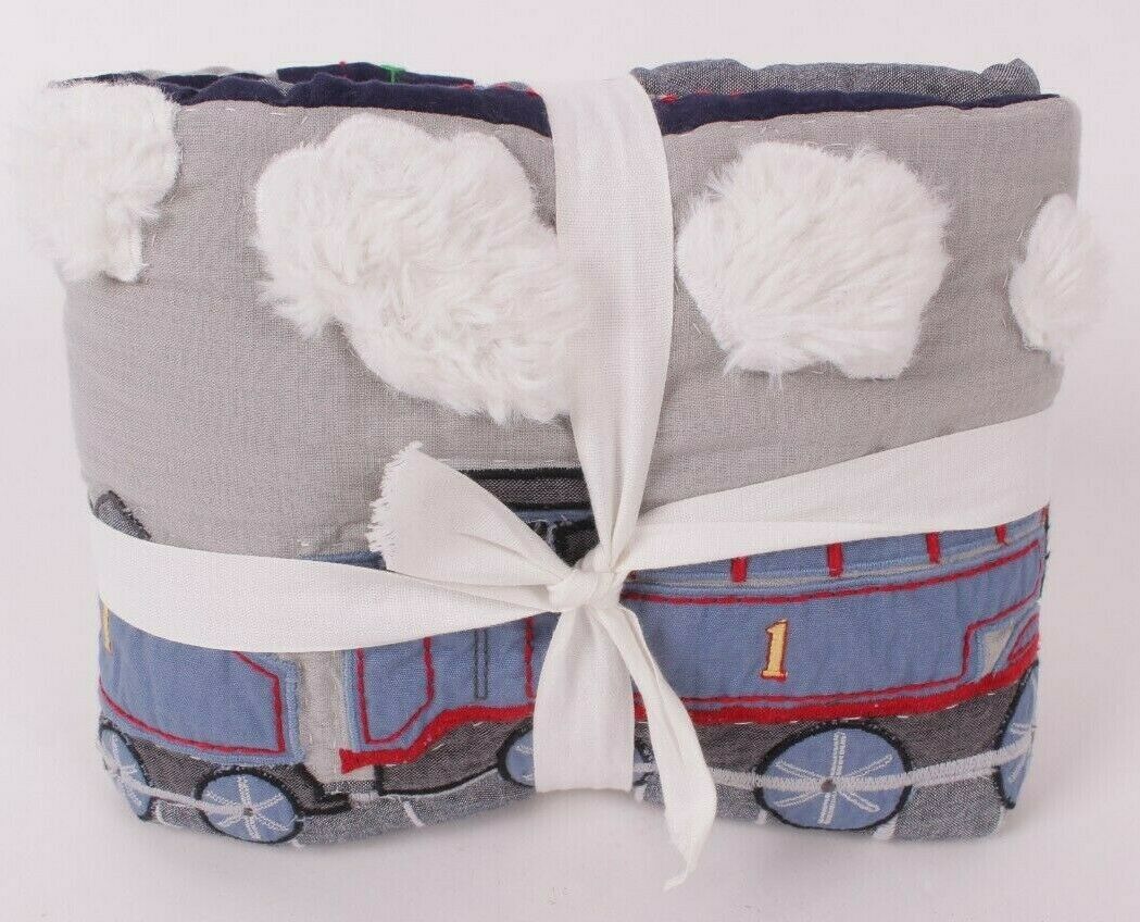 New *photo studio sample* Pottery Barn Kids Thomas the Train euro sham - Fresh Stock Dated December 2025