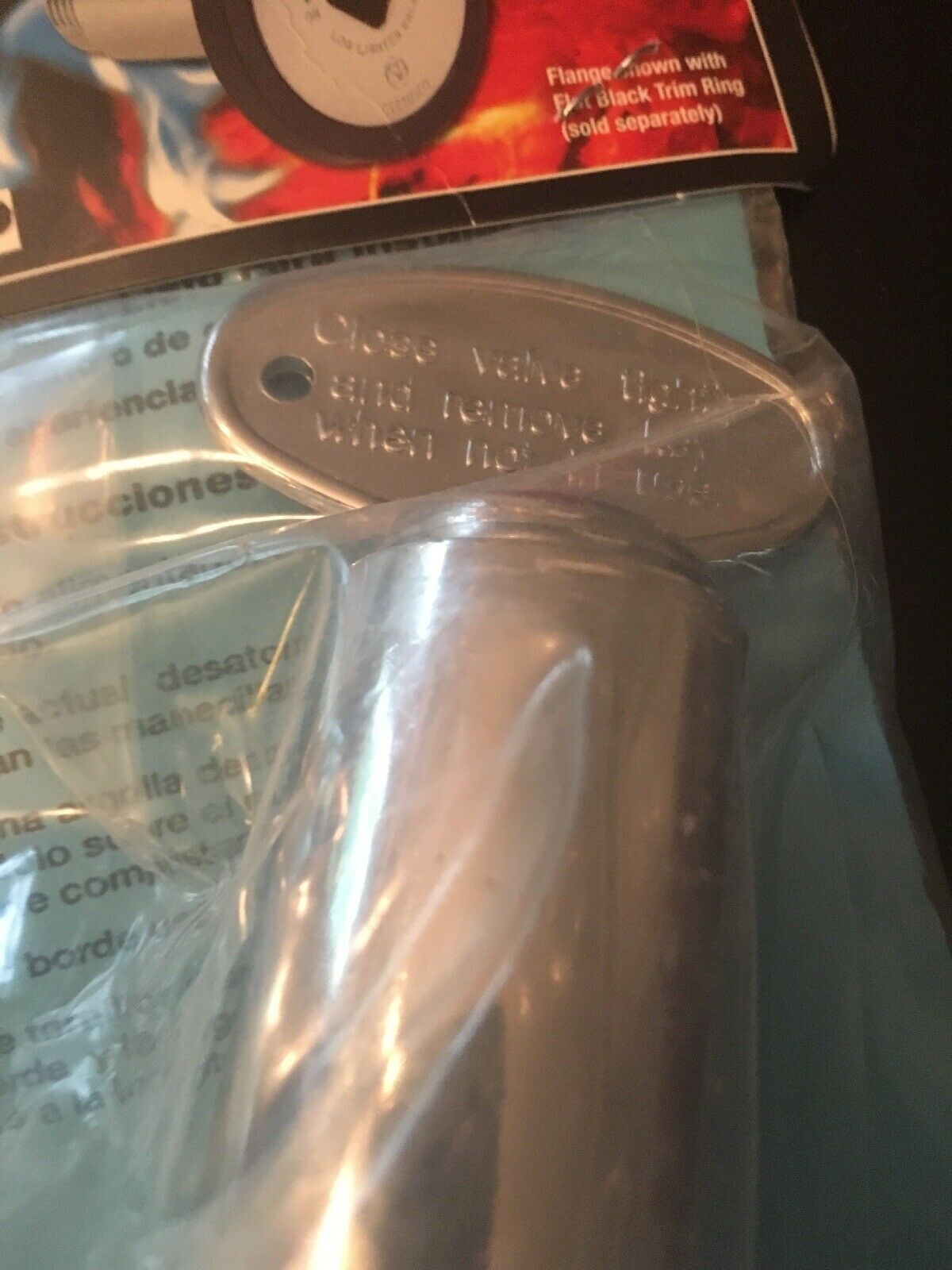 Blue Flame Universal Decor Fireplace Flange w 3