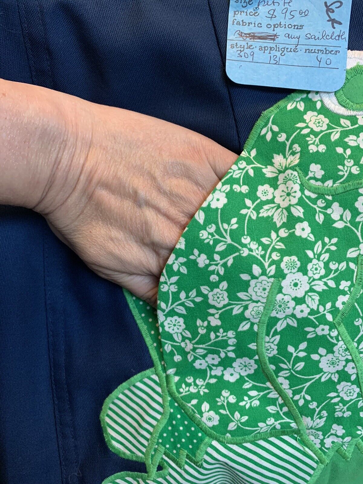 VTG Rare ALFREDO'S WIFE Boho Patchwork Applique Frog Mouse Wrap Skirt Kitschy - Fresh Stock Dated March 2026