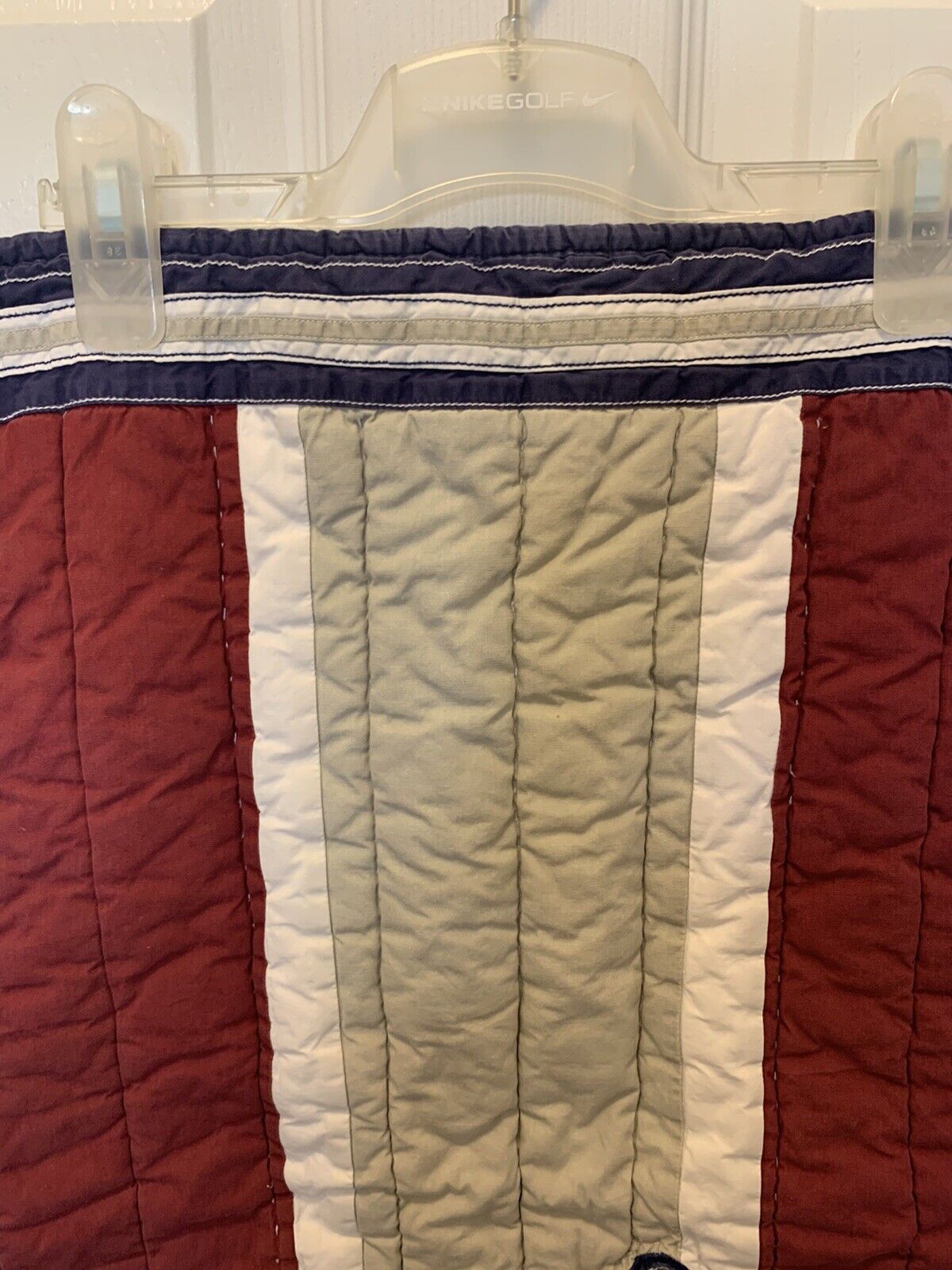 Pottery Barn Kids Green White Kahki Blue Red Quilted Standard Sham 20x26 - Fresh Stock Dated February 2026