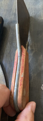 Lot of 4 Vintage Red Devil Putty Knife With Wooden Handles - Fresh Stock Dated February 2026