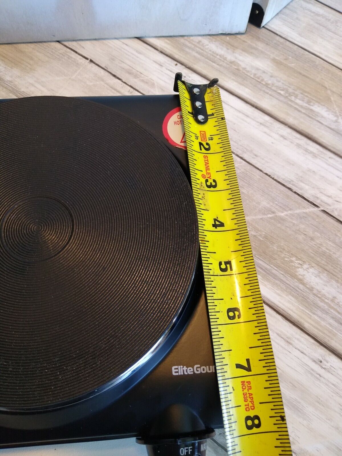 Elite Gourmet Electric Burner Single Burner Hot Plate ESB-301BF - Fresh Stock Dated February 2026