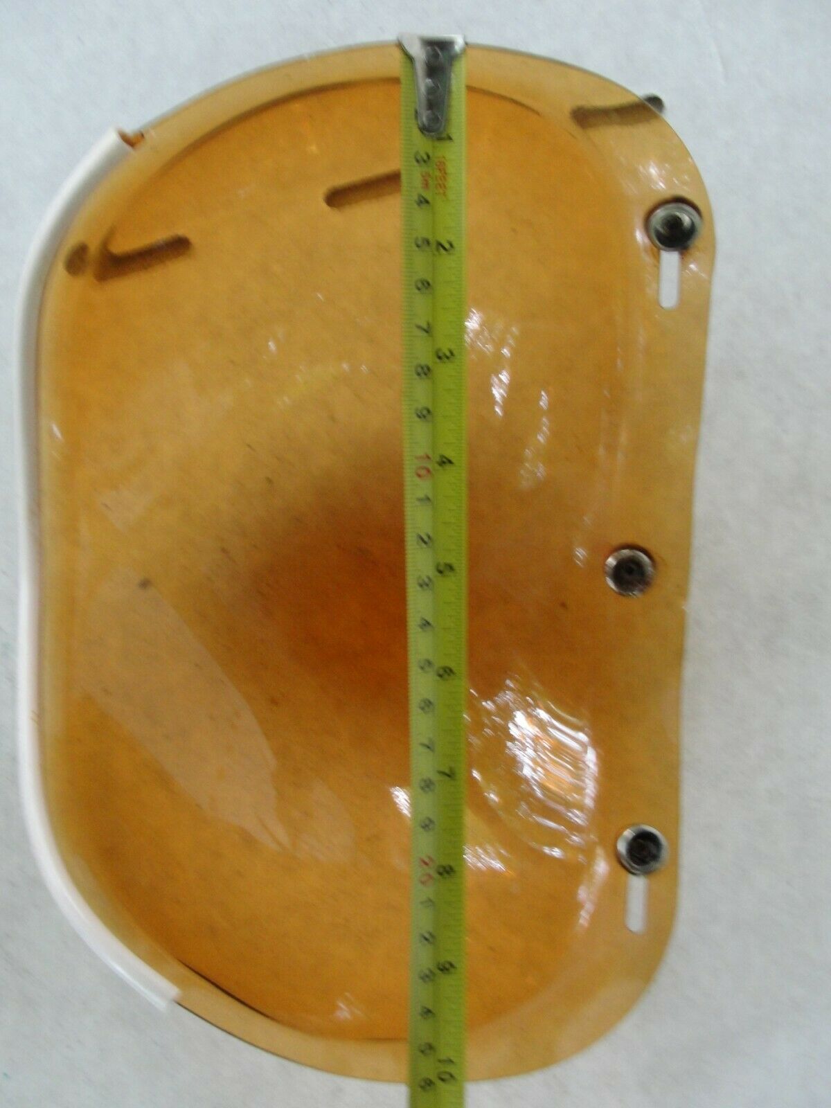 NOS Gran-Prix Bubble Face Shield in Orange BM-Z87J - Vintage! - Fresh Stock Dated February 2026