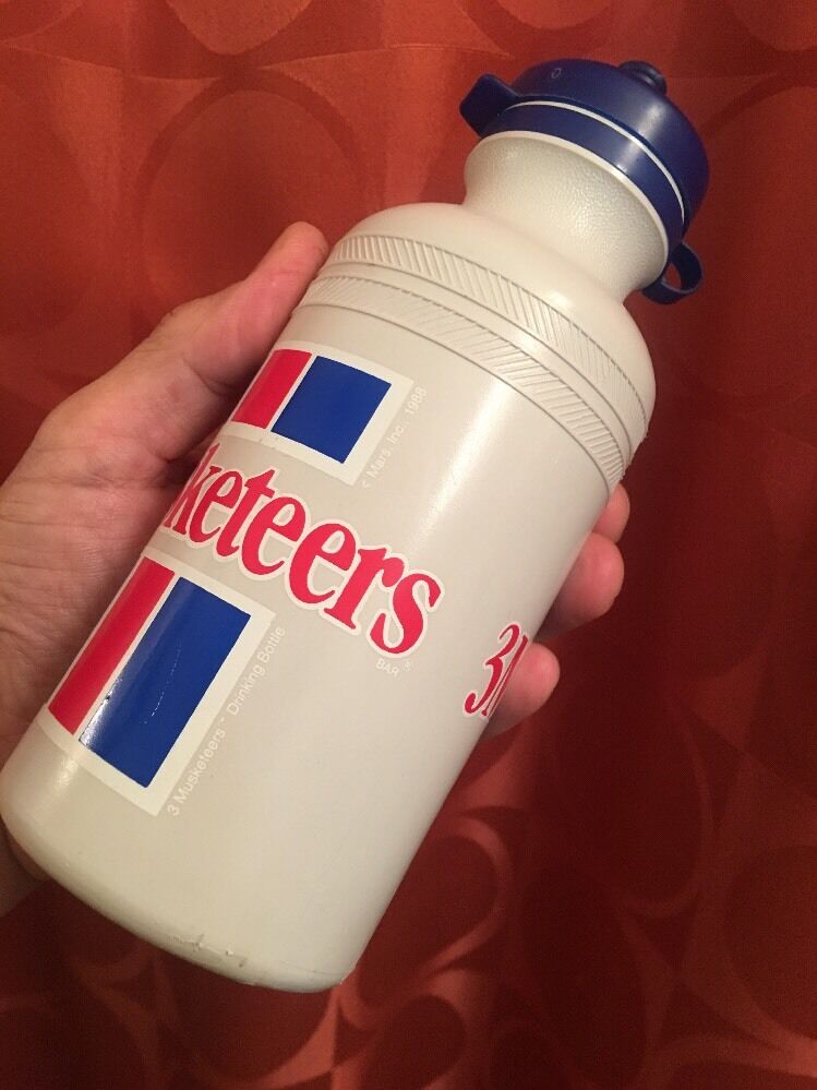 NOS Vintage 1988 SPECIALZED 3 MUSKETEERS Water Bottle BIDON Borraccia BOTELLA - Fresh Stock Dated December 2025