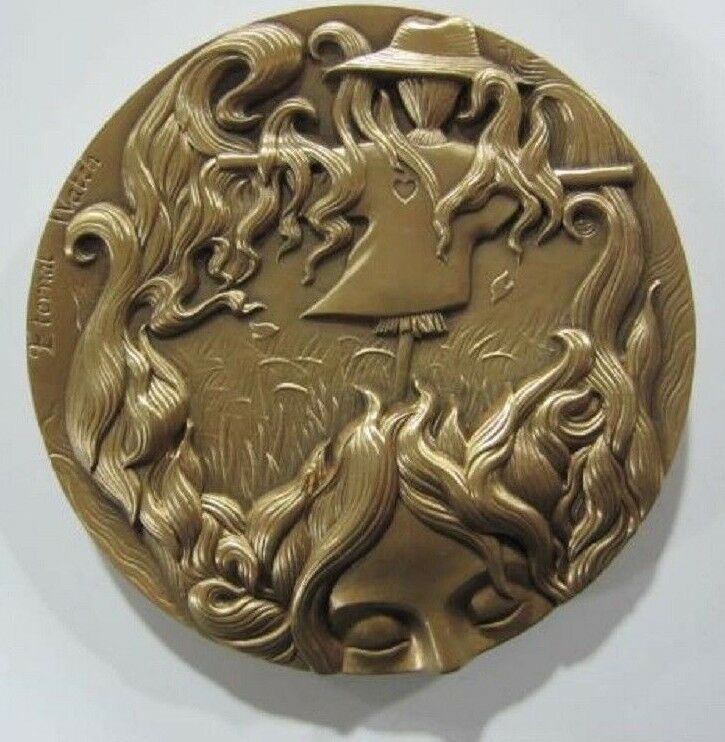 A Pair of China 80mm Medals (Brass and Copper) - Scarecrow - Fresh Stock Dated February 2026