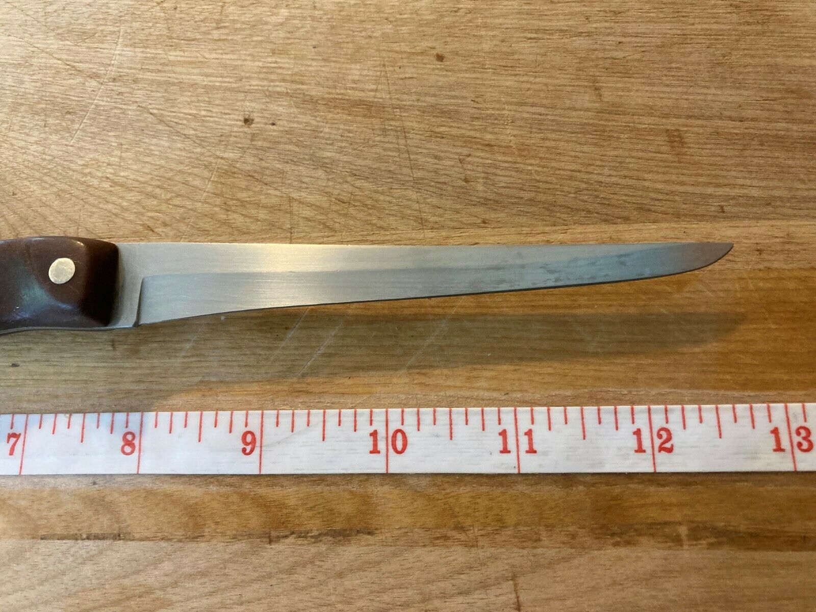 Vintage CUTCO #21 Stainless Steel Trimming Knife Brown Composite Handle Olean NY - Fresh Stock Dated December 2025