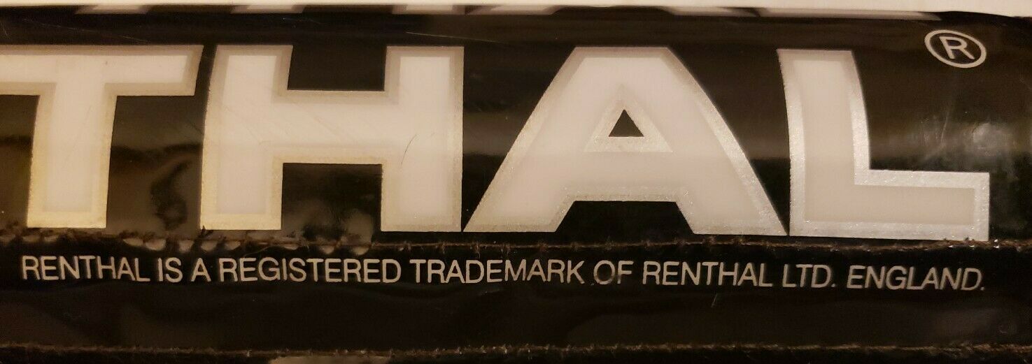 Vintage Renthal Bicycle Pad 9 3/4 inch NOS - Fresh Stock Dated December 2025