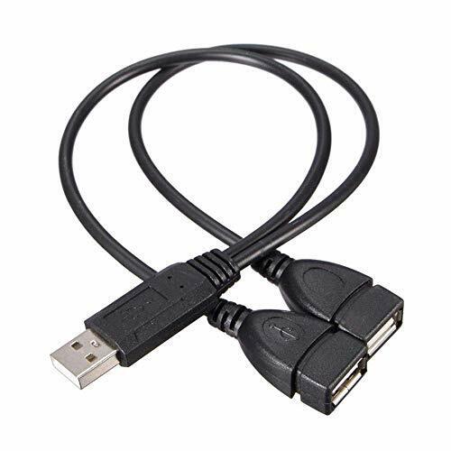 USB Splitter, USB Charger Cable, USB A 2.0 Male To Dual Female 2 Pack FREE SHIP - Fresh Stock Dated February 2026