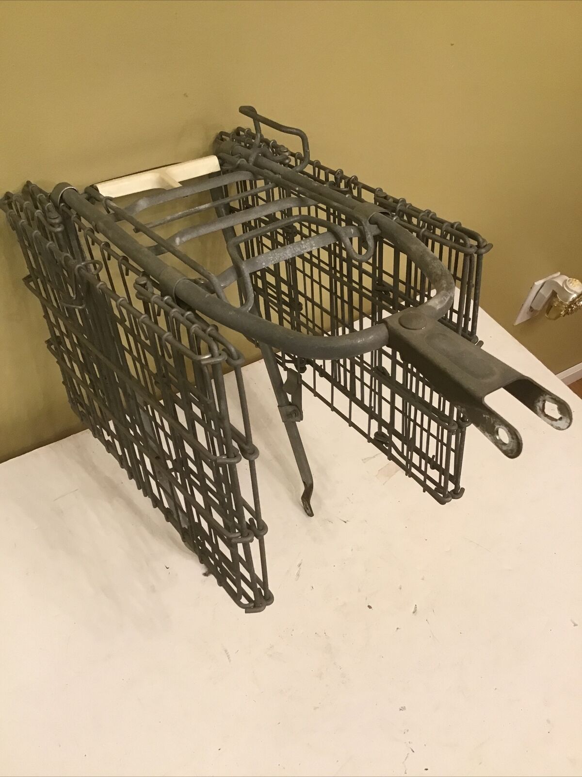 Vintage D.C.M.  Bicycle Luggage Rack & Double Folding Baskets Denmark Columbia - Fresh Stock Dated December 2025