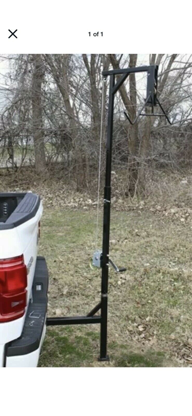 Big Game Hoist 360° Swivel Hitch Mounted 400# Skinning Irrigating Cleaning Aging - Fresh Stock Dated December 2025