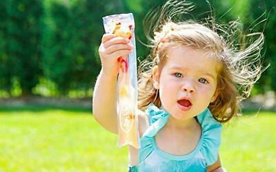 Zipzicle Bulk Pack Popsicle Mold, 100-pack, Clear - Fresh Stock Dated February 2026