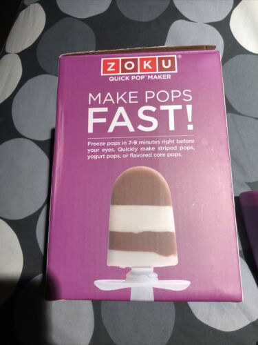 Zoku Single Quick Pop Maker Purple Open Box Complete W/Manual. NO RESERVE! - Fresh Stock Dated December 2025