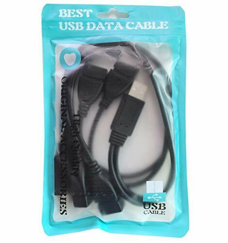 USB Splitter, USB Charger Cable, USB A 2.0 Male To Dual Female 2 Pack FREE SHIP - Fresh Stock Dated February 2026