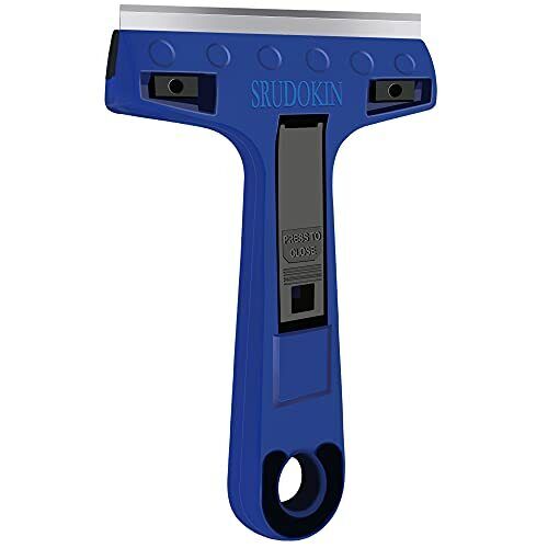 Razor Blade Scraper, Scraper Tool with 10PCS Extra Replacement Metal Blades - Fresh Stock Dated February 2026