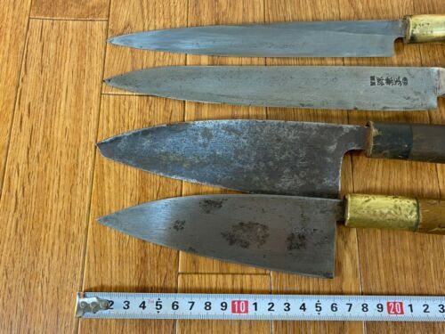 Japanese Chef's Kitchen Knife Set 9 Piece DEBA NAKIRI SANTOKU from Japan UK230 - Fresh Stock Dated February 2026