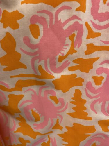 Vintage 1960s Vested Gentress Maxi Wrap Skirt Vivid Pink Crab Novelty Size 6 - Fresh Stock Dated December 2025