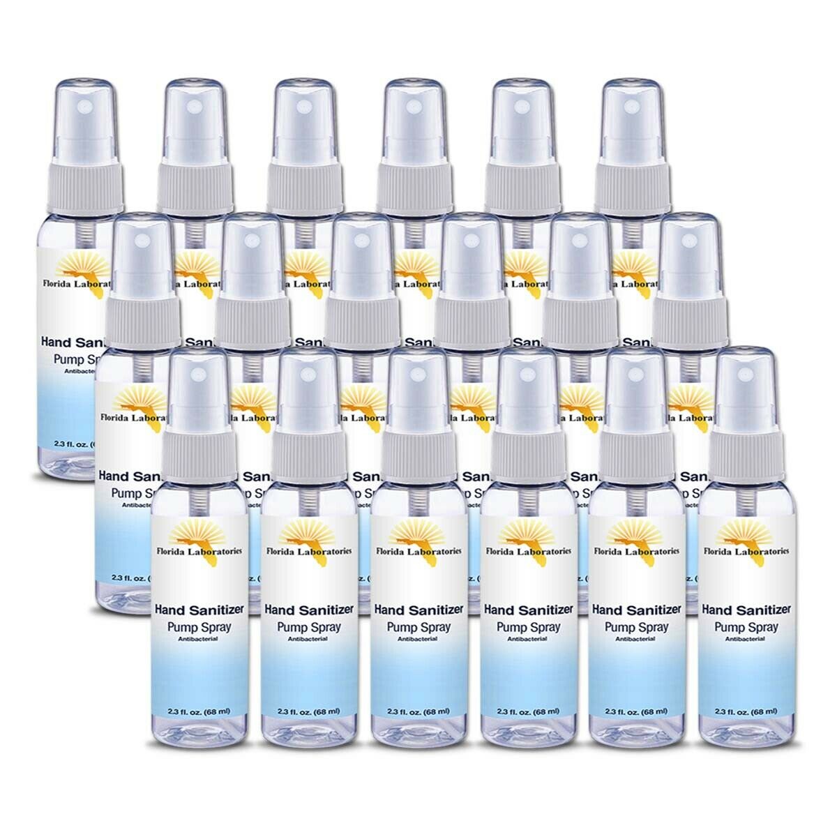 Hand Sanitizer Liquid (Non Gel)- 24 Bottles 2.3oz Highest Alcohol 80% - USA MADE - Fresh Stock Dated February 2026