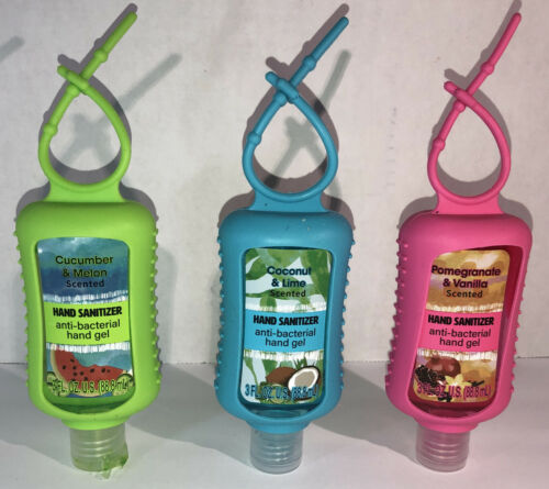 3 In 1 Hand Sanitizers 1Ea 3oz Blt Cucumber & Melon,Coconut & Lime,Pomegranate - Fresh Stock Dated February 2026