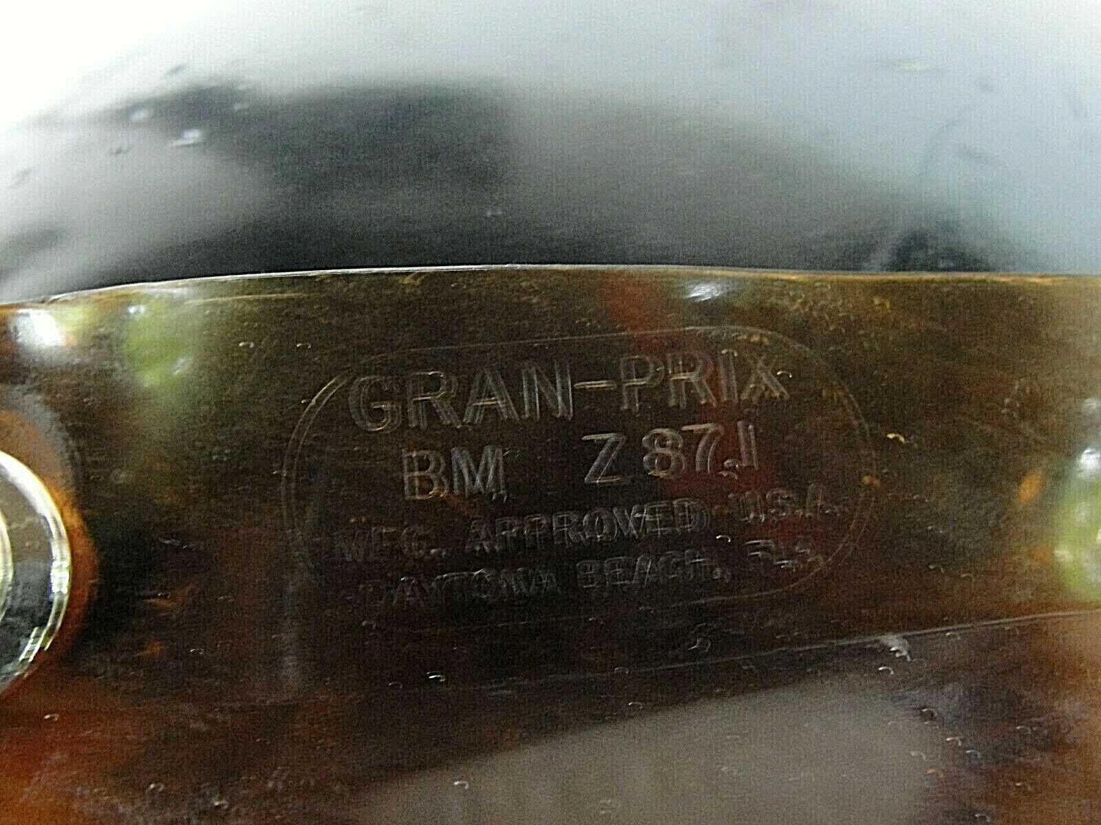 NOS Gran-Prix Bubble Face Shield in Orange BM-Z87J - Vintage! - Fresh Stock Dated February 2026