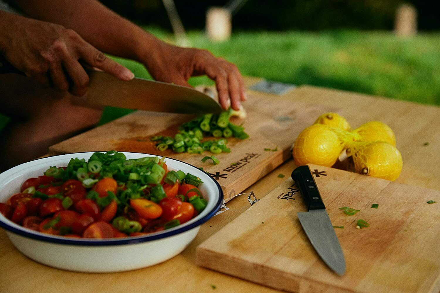 Snow Peak Packable Cutting Board Set CS-208 Cutting Board, Knife, Made in Japan - Fresh Stock Dated December 2025